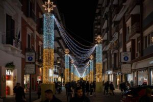La celebre Via Sparano a Bari