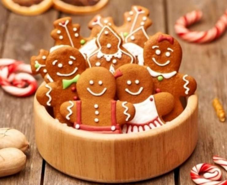 Biscotti di Natale al miele e zenzero