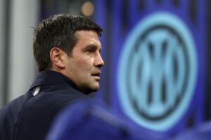 L'allenatore nerazzurro Cristian Chivu